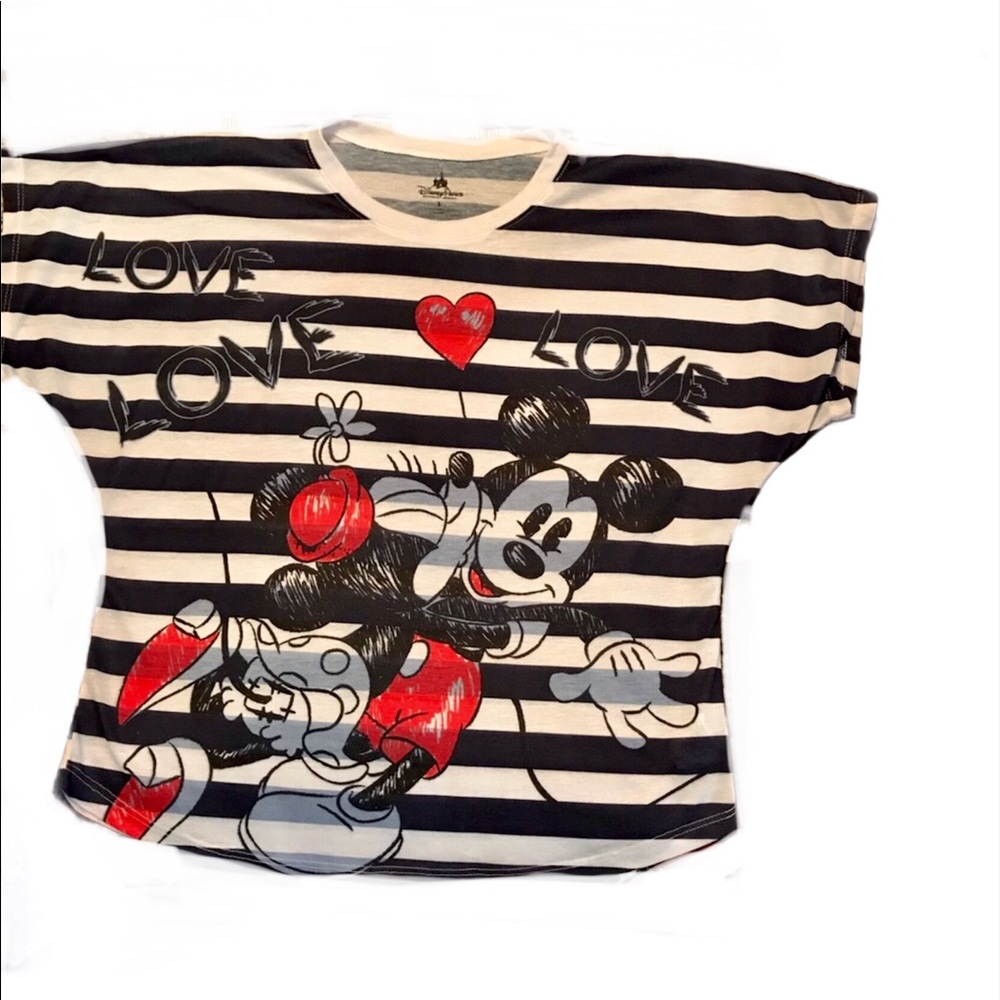 Disney Mickey & Minnie Mouse Top size large